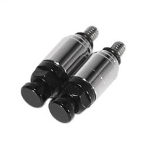 2Pcs M4 0.7mm 오토바이 스크류 포크 블 리더 릴리프 밸브 KTM SX SXF EXC Supermoto Motard Racing, 01 Black