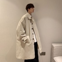 남자 롱피쉬테일 롱야상 아우터 바람막이 사이즈번역