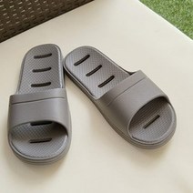 JUVO 납짝 욕실화 거실 겸용 야외 실내화 국내제작 2개, 그레이2p