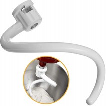 Spiral 6qt Dough Hook for Kitchenaid Stand Mixer - Coated Metal Dough Hook Attachment for 6-Quart Bo, 단일옵션, 단일옵션
