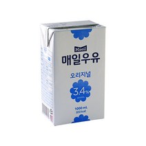 매일 멸균우유 오리지널 1L 3.4% 매일우유, 1000ml, 1개