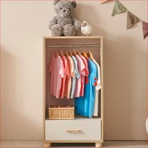 미니 소형 아이방 원룸 서랍 옷장 옷걸이 어린이 오픈형 600, 상품선택, 크림화이트