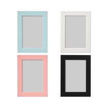 이케아 미니액자 사진 포토액자 10x15cm 4색 택1 +kk;ft*, 블랙