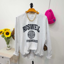 로즈웰 심플 긴팔 맨투맨