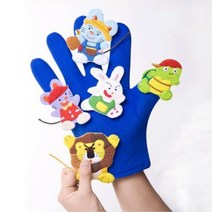 인형극놀이 손장갑 (색상 랜덤) 놀이인형 어린이집