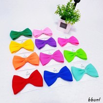 뿌니리본 네오프렌 미듐 집게핀 (11색)