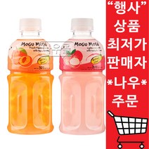 모구모구 복숭아맛X6 & 리치맛X6, 320ml, 12개