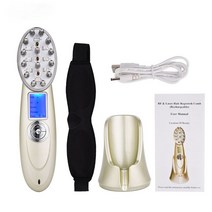 두피마사지기전기 rf nano red ems두피마사지기계 쿨링마사지기 전동두피 마사지기, 상자 없음