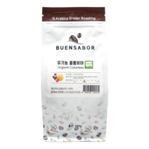 뷰엔사보르 싱글원두 유기농 콜롬비아, 200g, 더치 분쇄