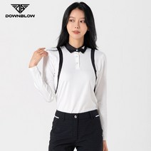 기능성 골프웨어 숄더라인 여성 PK 카라티셔츠 화이트