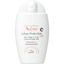 시세이도 Avene 아벤느 어반 프로텍션 UV 페이스 & 바디 40ml [자외선 차단제 로션 민감성 피부용 SPF50+ · PA ++++], 단일