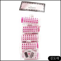 KDM 충전식 헤어롤 엣지 집게 헤어롤 중 핑크 헤어롤 셋팅기 인파우치 고데기 인파우치대, KDM 1