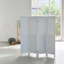 패널 갤러리 4단 파티션 인테리어 까페 칸막이 가벽2734721 3, 화이트