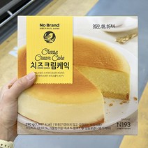 노브랜드 치즈크림케이크 590g x 1개, 종이박스포장