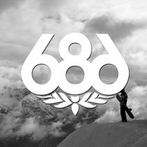 686 스노우보드스티커 보드복 포인트 스티커 A S, 686-L, 레드반사