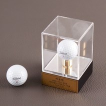 골프공 홀인원 케이스 투명 아크릴 사각 대 골프용품 전시 보관용, 사각(소)_8x11cm