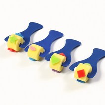 민화 스펀지도장 모양롤러 4종