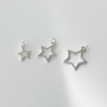 [DP3-075] 실버 펜던트 외고리 별 참 팔찌 목걸이 만들기 DIY 은 부자재 silver 925, 소자