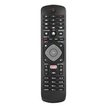 필립스 스마트 TV 용 리모컨 넷플릭스 앱 hof 16 h303gpd24 398GR08B 가정용 교체 액세서리, [01] Black