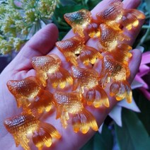 녹색 개구리 인형 집 // 미니어처 귀여운 요정 정원 그놈 이끼 테라리움 장식 공예 분재 DIY 용품 10 개, [04] 10 fish, 10 fish