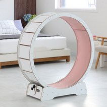 나비나무 화이트우드 가성비 무소음 캣휠 캣타워 국내제작 고양이 캣워커 스완카펫포함, 브라운, 780mm