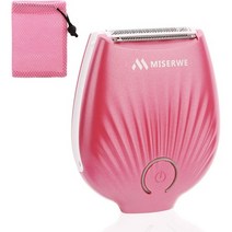 일본직발송 2. MISERWE 여성 면도기 미니 IP4X 방수 여성용 기 무선 전문 퍼스널 케어 장치 여성 면도기, One Size, One Color