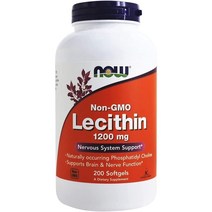 나우 푸드 비GMO 레시틴 1 200mg 200개, 상품선택