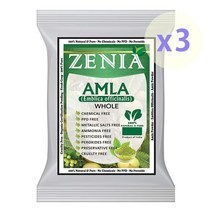 제니아 말린 암라 열매 인도 구즈베리 100g 3개 Zenia Dried Whole Amla (Indian Gooseberry)