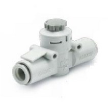 AS1002F-06A 엘보 락타입 SMC 에스엠씨 원터치피팅 FITTING 스피드 컨트롤러 SPEED CONTROLLER 스피드컨트롤러 유량 조절 밸브 제어 GNSF NSF