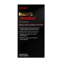지엔씨 GNC 맨스 남성 아르긴맥스 L 아르기닌 ARGININE 징코빌로바 인삼 추출물 180 캡렛
