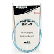 addi Circular Turbo Rocket Lace Skacel Blue Cord 40인치(100cm) Size US 0(2.0mm), 단일옵션