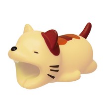 케이블 보호캡 바이트 단선방지 36종 동물모양, 02. 고양이(전용 케이스)