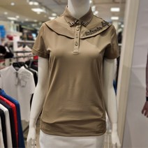 디즈니골프 S/S 봄 여름 여자 PK 카라 반팔 티셔츠 여성패션 여성의류 골프의류 디즈니골프웨어 여성골프웨어 여자골프의류 DMN2LTCS0S32 KH