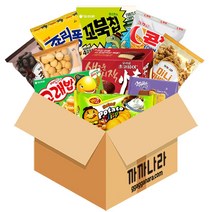 까까나라 과자 간식 럭키박스 인기라면 20p 선물세트, 1box, 어린이용 럭키박스(10p)
