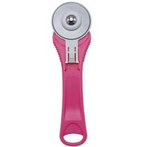 컬러 핸드 라운드 나이프 천 커팅 가죽 롤러 호브 개, Pink