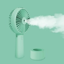 무시동 차박용 에어컨 화물차 스프레이 냉동 휴대용 소형 팬 휴대용 휴대용 소형 물 스프레이 수냉식 냉기 가습기 휴대용 충전 학생 기숙사 선풍기 미니 데스크탑, 1-휴대용데스크탑분무 냉각 3-in-1 팬 티파니 블