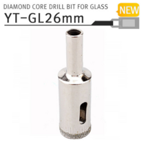 다이아몬드 코아드릴 비트 GL 26mm 유리 타일 홀쏘
