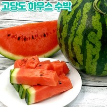 당도 선별 고당도 하우스 못난이 수박 4kg 5kg, 하우스 수박 5kg(못난이), 1개