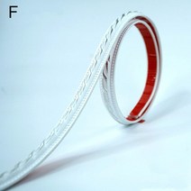 웨인스코팅 몰딩 벽 천장 PVC 리본 패널 로프 트림 홈 배경 도어 프레임 유연한 미러, 6, 1mx20mm