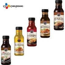 CJ 백설 돈까스소스 돈카츠 돈가스 스테이크소스 칠리소스 머스타드소스 데리야끼소스, CJ백설 VIPS스테이크소스310g