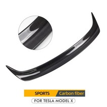 HEENVN 2021 MODEL3 테슬라 모델 3 S X 스포일러 리얼 카본 파이버 모델 3 액세서리 용 고성능 트렁크 윙 스포일러, carbon fiber x
