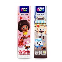 1 1 영구치케어 2080 브레드이발소 어린이치약 충치 케어 3스텝 치약, 베리믹스향, 소다버블향