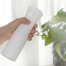 반자동 분무기 원예 미용실 화분 꽃 식물 화초 원예용 가정용 물 분사 분무 압축 미용 헤어 청소 스프레이 물주기 물뿌리개 물조리개 미세 초미세, 1개, 화이트150ml