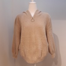 헤이린뉴욕 NC경산점 여자 집업 후드 밍크 가디건 겨울 행사 모임 데일리 20대 30대 40대 포켓 밍크사 HJWJP5000