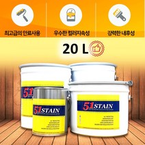 [다바이마켓] 곰팡이 비 눈 저항성 나무보호 코팅 (14색) 20L, 초록, 1개