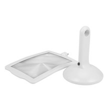 Portable Desktop 3X Magnifier Led 180 Degree Lamp Lighting Loupe Reading Glass For Writing Tool, 01 WHITE_01 기타_01 3.5x
