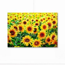 풍수아트 7.[I]수채화 온누리 해바라기 | 소형6호 [40.9x27.3cm]