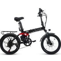 AU테크 스카닉QX 접이식 전동 전기자전거, 블랙 14Ah LG셀