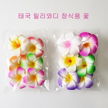 마사지몰 릴리와디 장식용꽃 태국 수반용 10개입