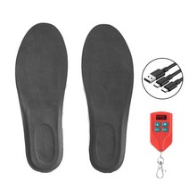 방열 충전식 가열 안창 USB 무선 리모컨 온도 조절 가능 신발 밑창 캠핑 사냥 하이킹 스키용, 6.GRAY - 43-46